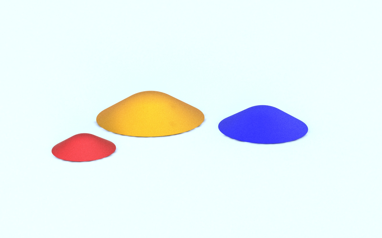 Фигуры из резиновой крошки Холмик одноцветный