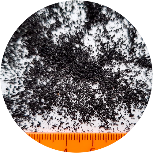 Резиновая крошка 0,3 - 0,6 мм